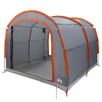 Produktbild för Tält med tak Grå och orange 268 x 240 x 191 cm Polyester