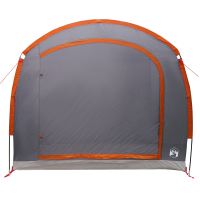 Produktbild för Tält med tak Grå och orange 268 x 240 x 191 cm Polyester