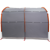 Produktbild för Tält med tak Grå och orange 268 x 240 x 191 cm Polyester
