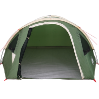 Produktbild för Dome Tält 4 person 308 x 268 x 130 cm Vattentålig Grön taffeta