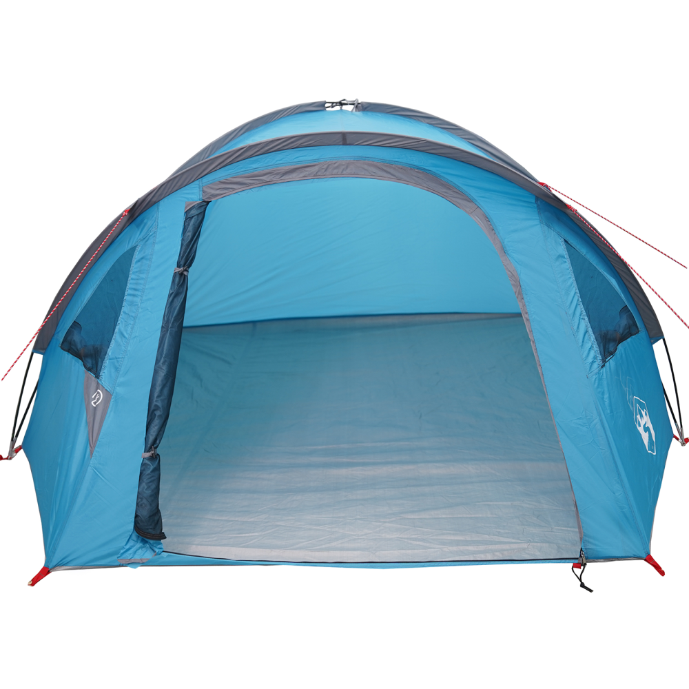 Produktbild för Dome Tält 4 person 308 x 268 x 130 cm Vattentålig Blå taffeta