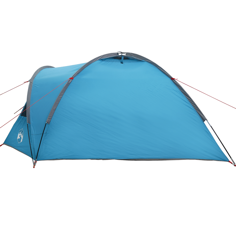 Produktbild för Dome Tält 4 person 308 x 268 x 130 cm Vattentålig Blå taffeta