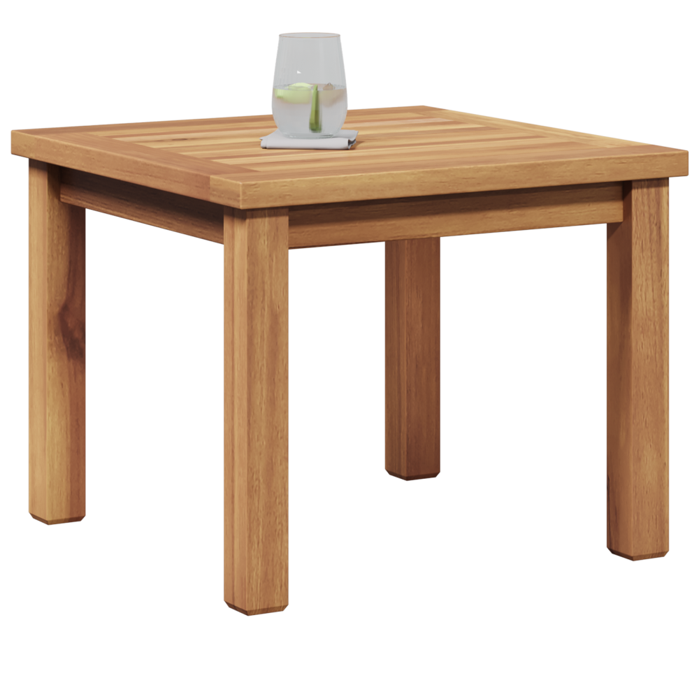 Produktbild för Kaffeebord Brun 45 x 45 x 36 cm Massivt teakträ