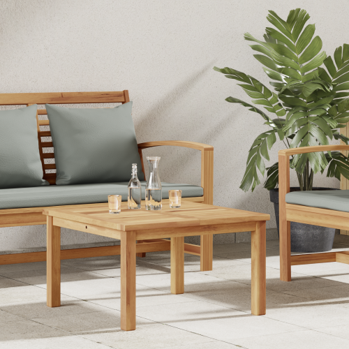 vidaXL Kaffeebord Brun 60 x 60 x 36 cm Massivt teakträ