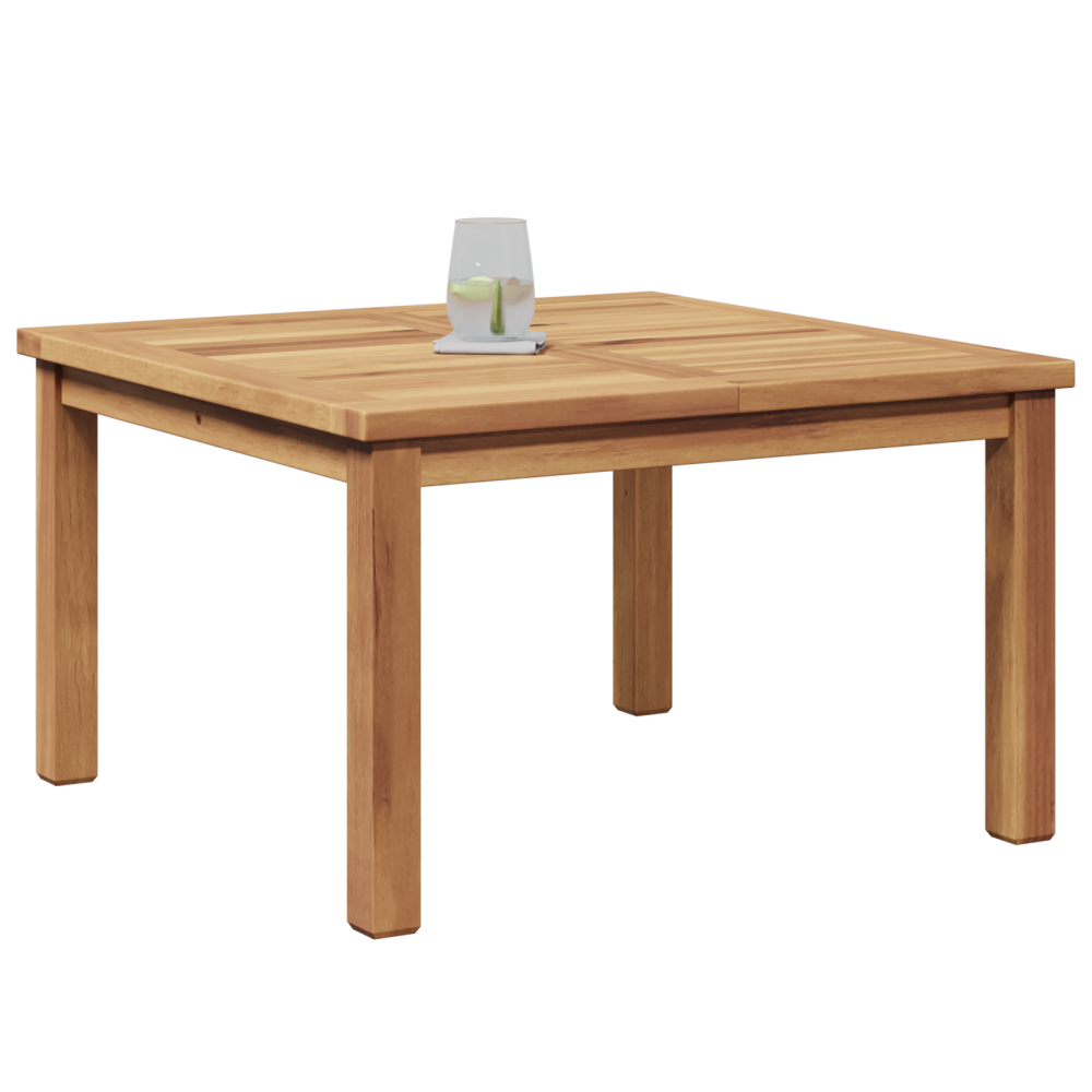 Produktbild för Kaffeebord Brun 60 x 60 x 36 cm Massivt teakträ