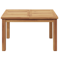 Produktbild för Kaffeebord Brun 60 x 60 x 36 cm Massivt teakträ