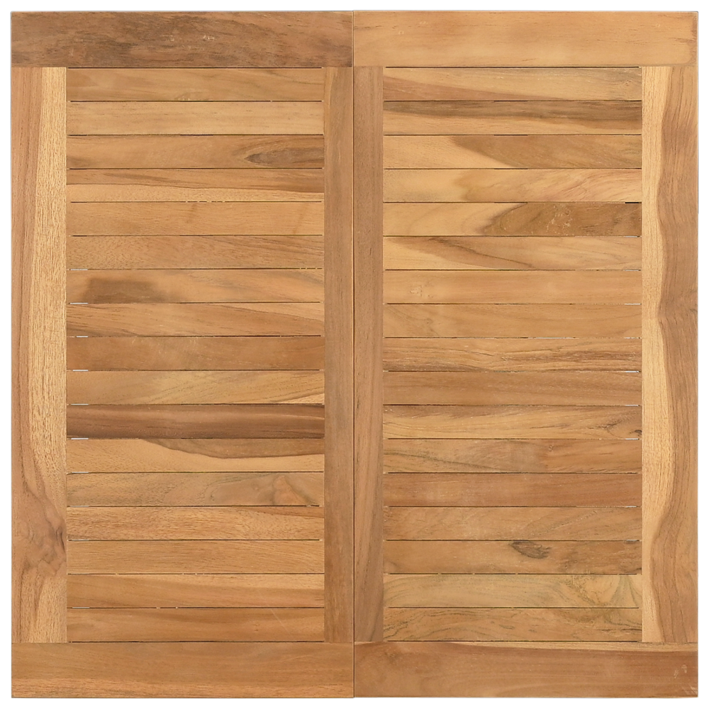 Produktbild för Kaffeebord Brun 60 x 60 x 36 cm Massivt teakträ