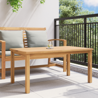 Produktbild för Kaffeebord Brun 110 x 55 x 45 cm Massivt teakträ