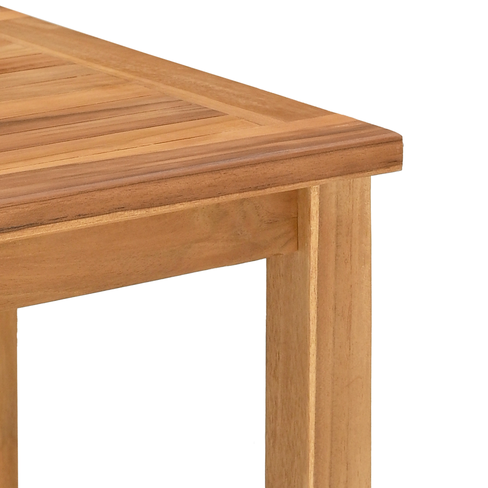 Produktbild för Kaffeebord Brun 110 x 55 x 45 cm Massivt teakträ