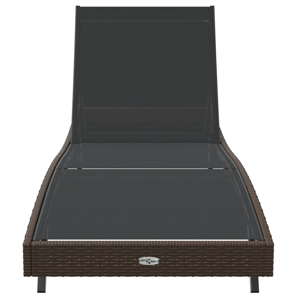 Produktbild för Solstol Reclining 197 x 70 x 82 cm konstrotting