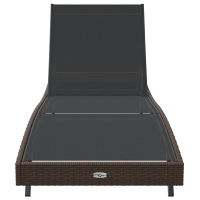 Produktbild för Solstol Reclining 197 x 70 x 82 cm konstrotting