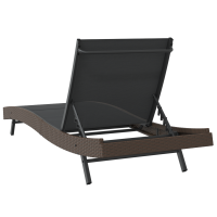 Produktbild för Solstol Reclining 197 x 70 x 82 cm konstrotting