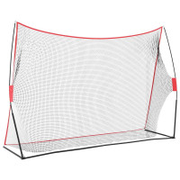 Produktbild för Golf Träningshjälp Svart 314 x 92 x 214 cm Polyester