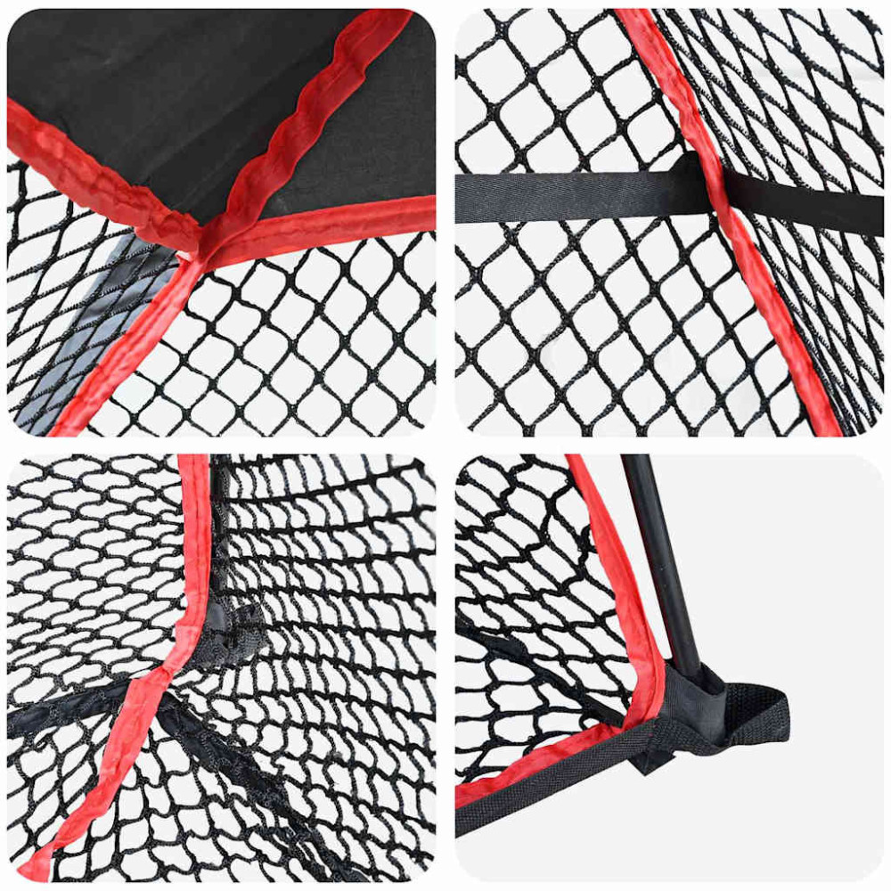 Produktbild för Golf Träningshjälp Svart 314 x 150 x 206 cm Polyester