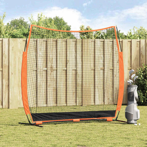 vidaXL Basebollnät för träning Svart 250 x 106,5 x 210 cm Polyester