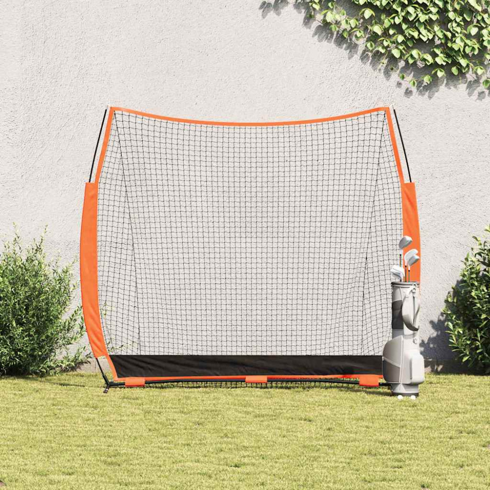 Produktbild för Basebollnät för träning Svart 250 x 106,5 x 210 cm Polyester