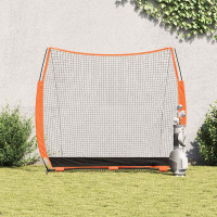 Produktbild för Basebollnät för träning Svart 250 x 106,5 x 210 cm Polyester