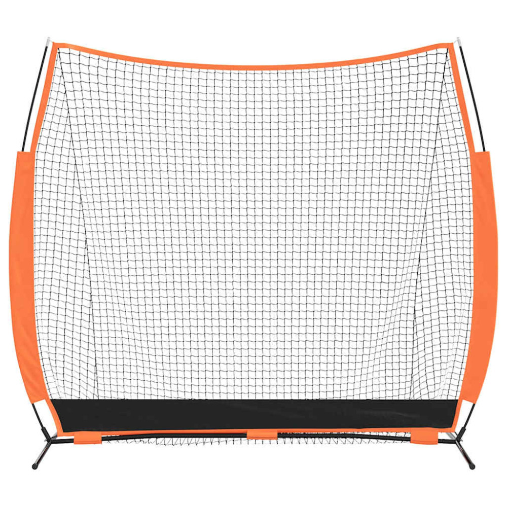Produktbild för Basebollnät för träning Svart 250 x 106,5 x 210 cm Polyester