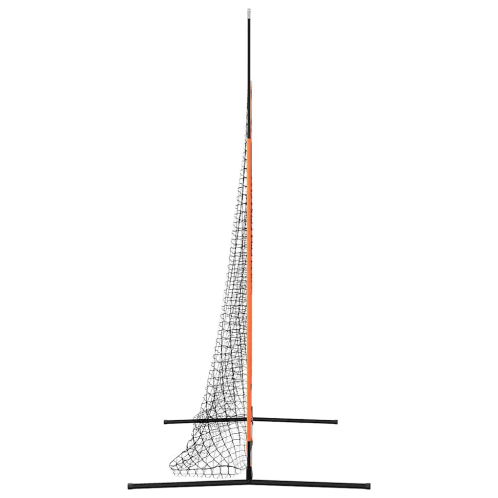 Produktbild för Basebollnät för träning Svart 250 x 106,5 x 210 cm Polyester