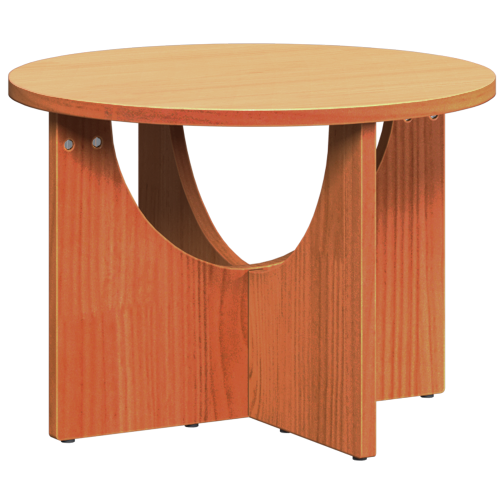 Produktbild för Kaffeebord Vaxbrun 50 x 50 x 35 cm Massiv furu