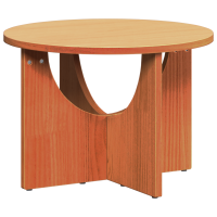 Produktbild för Kaffeebord Vaxbrun 50 x 50 x 35 cm Massiv furu
