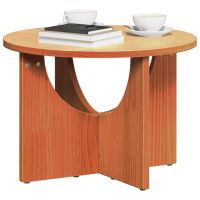 Produktbild för Kaffeebord Vaxbrun 50 x 50 x 35 cm Massiv furu