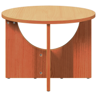 Produktbild för Kaffeebord Vaxbrun 50 x 50 x 35 cm Massiv furu