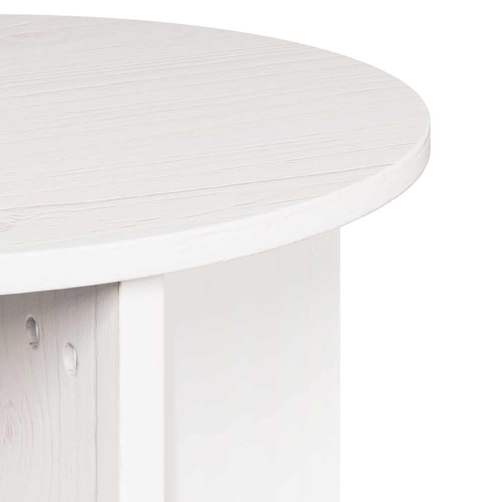 Produktbild för Kaffeebord 2 pcs Vit