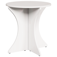 Produktbild för Kaffeebord 2 pcs Vit Massiv furu