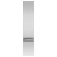 Produktbild för Trädgårds integritetsskärm Silver 32 x 150 cm Galvaniserat stål