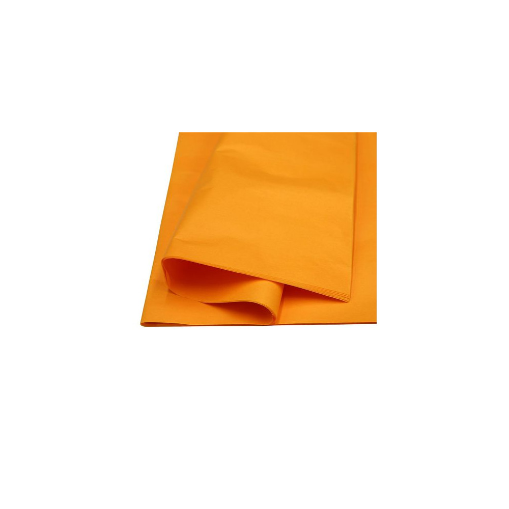 Produktbild för Silkespapper 50X70cm orange 25ark/fp
