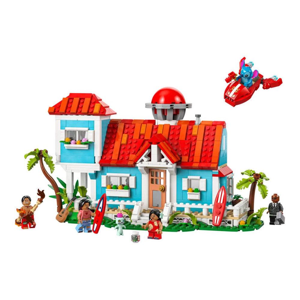 Produktbild för LEGO Disney 43268 - Lilo och Stitchs strandhus - byggsats