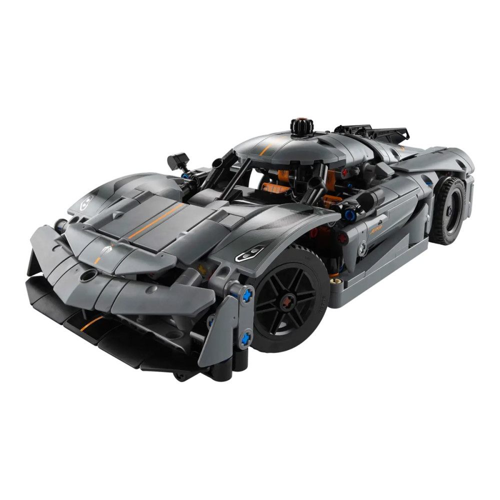 Produktbild för LEGO Technic 42173 - Koenigsegg Jesko Absolut Grey hyperbil - byggsats