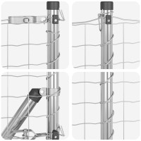 Produktbild för Utomhus Euro Zaorlarsgränd 25 x 0,4 m Galvaniserat stål Silver