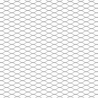 Produktbild för Sexkantigt staket med stolpe 25 x 0,4 m PVC-belagda stål Grå