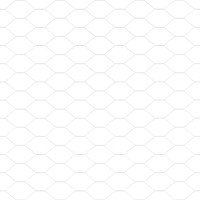 Produktbild för Hexagonal stängsel med betongfundament 50 x 1 m Silver Mesh