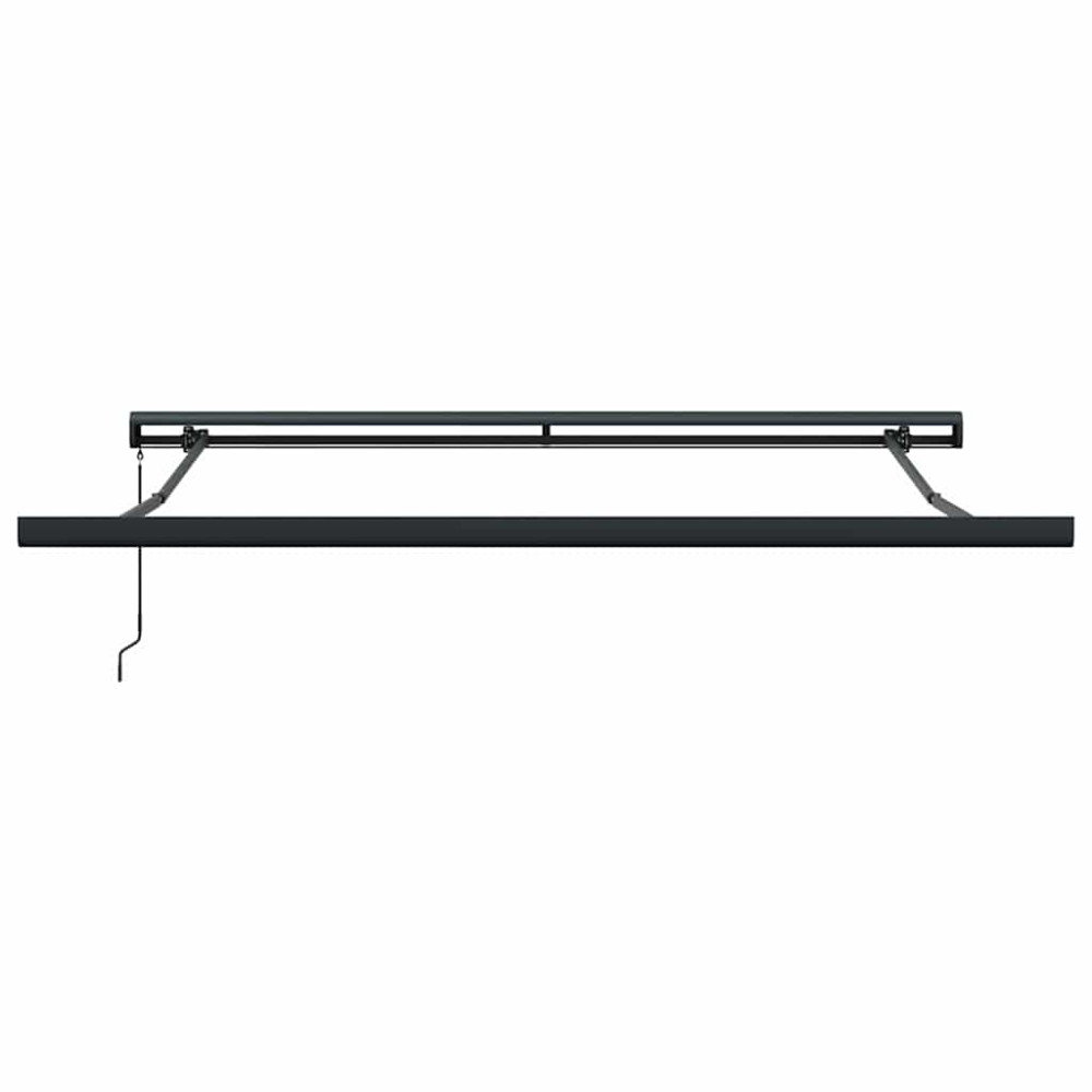 Produktbild för Utdragbar markis Vit 300 x 250 cm Canvas och Aluminium
