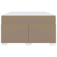 Produktbild för Sängram med madrass Cappuccino 120 x 200 cm tyg
