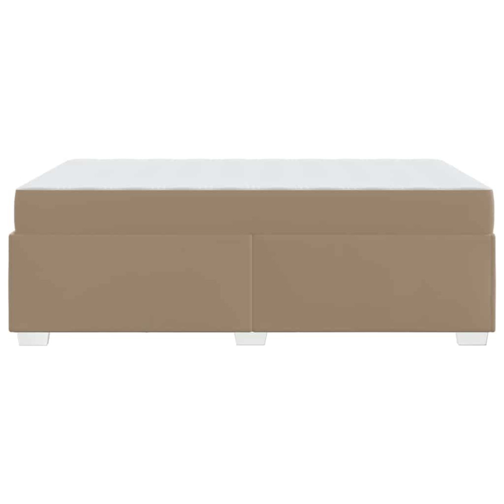 Produktbild för Sängram med madrass Cappuccino 120 x 200 cm tyg