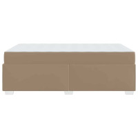 Produktbild för Sängram med madrass Cappuccino 120 x 200 cm tyg