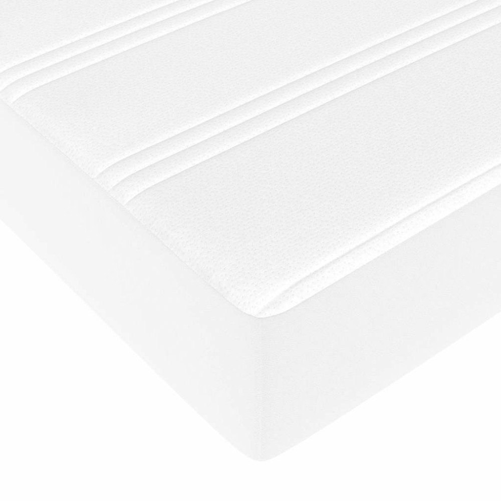 Produktbild för Sängram med madrass Övrigt 2 pcs Vit PVC