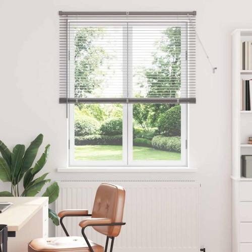 vidaXL Persienner Silver 175 x 120 cm Aluminium - Gardiner & Persienner
