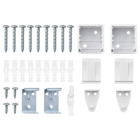 Produktbild för Persienner Vit 130 x 125 cm Aluminium