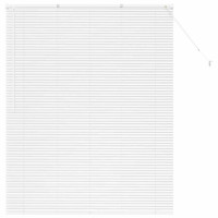 Produktbild för Persienner Vit 175 x 140 cm Aluminium