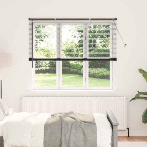 vidaXL Persienner Svart 175 x 160 cm Aluminium