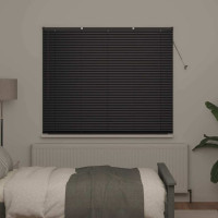 Produktbild för Persienner Svart 175 x 160 cm Aluminium