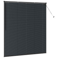 Produktbild för Persienner Svart 175 x 160 cm Aluminium