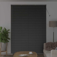Produktbild för Persienner Svart 220 x 160 cm Aluminium