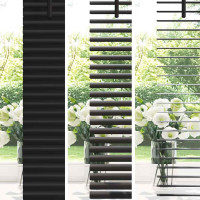 Produktbild för Persienner Svart 220 x 160 cm Aluminium