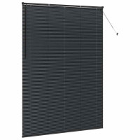 Produktbild för Persienner Svart 220 x 160 cm Aluminium
